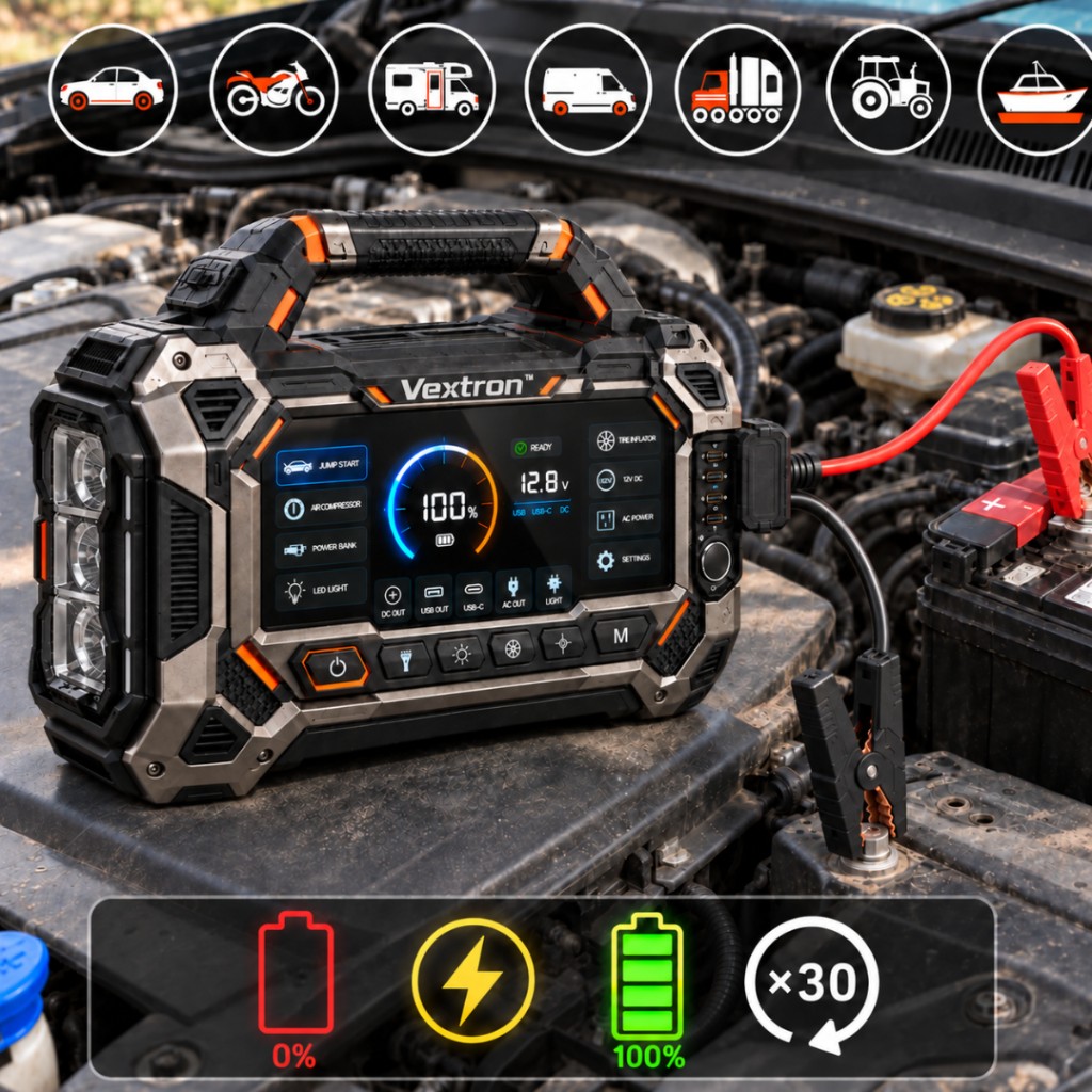 Vextron™ — avviamento motore su ogni veicolo