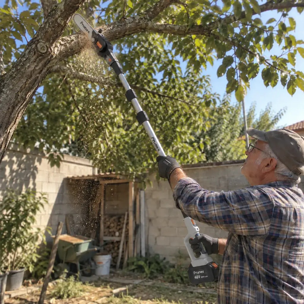 Potatura rami alti con Prunex™ telescopica — recensione Marta Tonelli