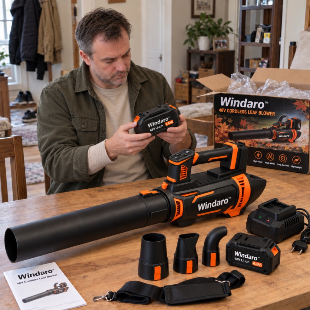 Windaro leggero da 2 kg con tracolla e tubo rimovibile